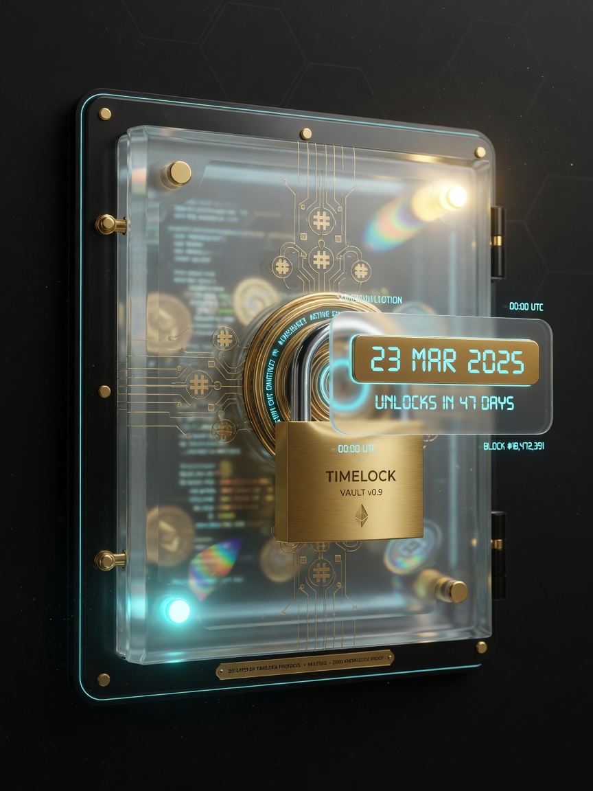 Time-locked vault